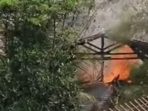 Kebakaran Gudang Palet di Cimahi, Api dari Lahan Kosong Merembet ke Area PT Trisulatex
