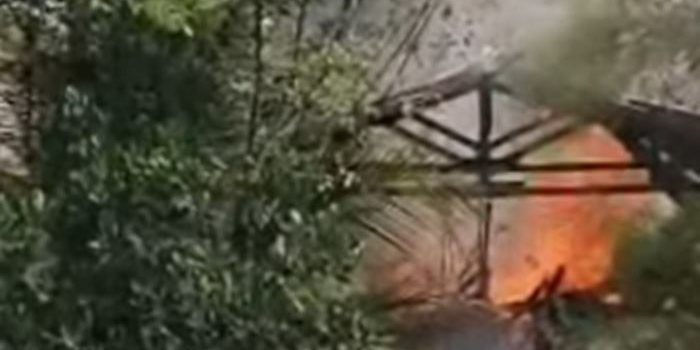 Kebakaran Gudang Palet di Cimahi, Api dari Lahan Kosong Merembet ke Area PT Trisulatex